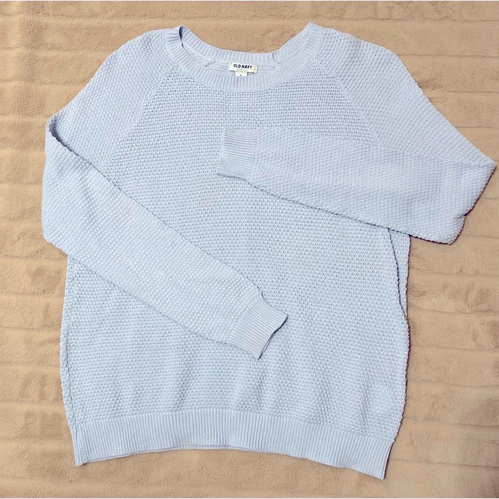 Old Navy NWOT Sweater, Waffle Knit, Crewneck, Pullover